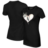 Chicago White Sox Tiny Turnip Women's Tiara Heart T-Shirt discount