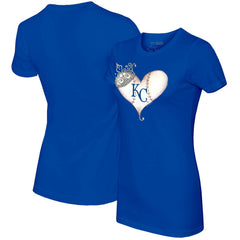 Kansas City Royals Tiny Turnip Women's Tiara Heart T-Shirt discount