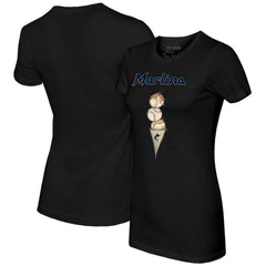 Miami Marlins Tiny Turnip Women's Triple Scoop T-Shirt Sale