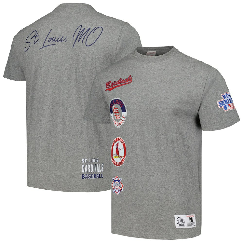 St. Louis Cardinals Mitchell & Ness Cooperstown Collection City Collection T-Shirt Clearance