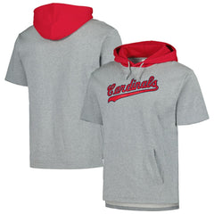St. Louis Cardinals Mitchell & Ness Postgame Short Sleeve Pullover Hoodie Near Me