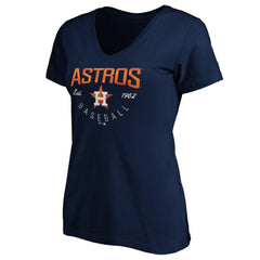 Houston Astros Women's Core Live For It V-Neck T-Shirt Near Me