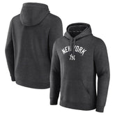 New York Yankees Team Lock Up Wordmark Pullover Hoodie Lifestyle