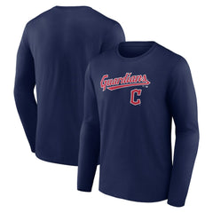 Cleveland Guardians Team Lock Up Long Sleeve T-Shirt Sale