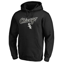 Chicago White Sox Team Lock Up Wordmark Pullover Hoodie Lifestyle