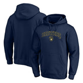 Milwaukee Brewers Team Lock Up Wordmark Pullover Hoodie discount