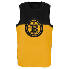 Boston Bruins Youth Revitalize Tank Top Gold/Black