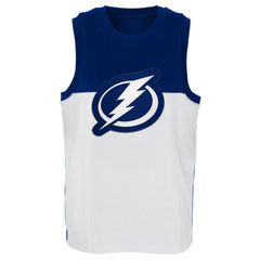 Tampa Bay Lightning - Youth Revitalize Tank Top White/Blue