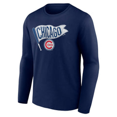 Chicago Cubs Flag Long Sleeve T-Shirt Online