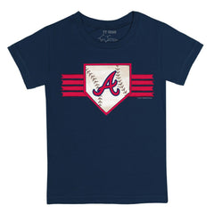 Atlanta Braves Tiny Turnip Youth Base Stripe T-Shirt Near Me