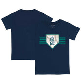 Seattle Mariners Tiny Turnip Youth Base Stripe T-Shirt Sale