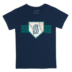 Seattle Mariners Tiny Turnip Youth Base Stripe T-Shirt Sale