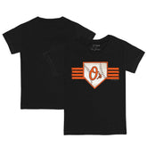 Baltimore Orioles Tiny Turnip Youth Base Stripe T-Shirt Sale