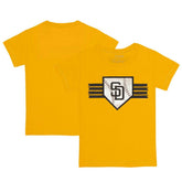 San Diego Padres Tiny Turnip Youth Base Stripe T-Shirt Sale