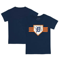 Detroit Tigers Tiny Turnip Youth Base Stripe T-Shirt Clearance