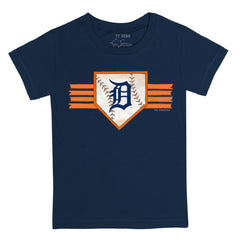 Detroit Tigers Tiny Turnip Youth Base Stripe T-Shirt Clearance