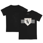 Chicago White Sox Tiny Turnip Youth Base Stripe T-Shirt Lifestyle
