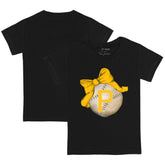 Pittsburgh Pirates Tiny Turnip Youth Baseball Bow T-Shirt On Sale