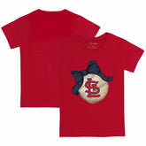 St. Louis Cardinals Tiny Turnip Youth Baseball Bow T-Shirt for sale