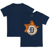 Detroit Tigers Tiny Turnip Youth Baseball Bow T-Shirt On Sale