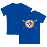 Toronto Blue Jays Tiny Turnip Youth Baseball Cross Bats T-Shirt On Sale