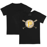 Pittsburgh Pirates Tiny Turnip Youth Baseball Cross Bats T-Shirt discount
