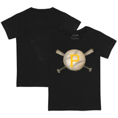 Pittsburgh Pirates Tiny Turnip Youth Baseball Cross Bats T-Shirt discount