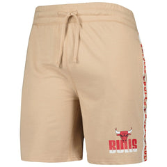 NBA - Chicago Bulls Concepts Sport Team Stripe Shorts - Tan
