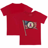 Los Angeles Angels Tiny Turnip Youth Baseball Flag T-Shirt Near Me