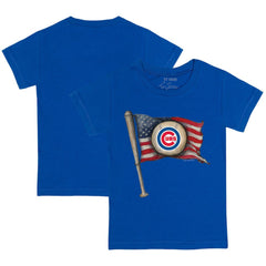 Chicago Cubs Tiny Turnip Youth Baseball Flag T-Shirt Clearance