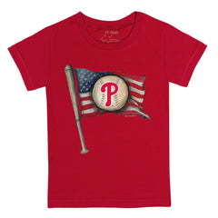 Philadelphia Phillies Tiny Turnip Youth Baseball Flag T-Shirt Lifestyle