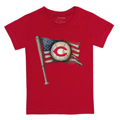 Cincinnati Reds Tiny Turnip Youth Baseball Flag T-Shirt Near Me