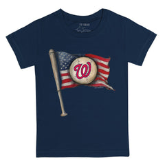 Washington Nationals Tiny Turnip Youth Baseball Flag T-Shirt for sale