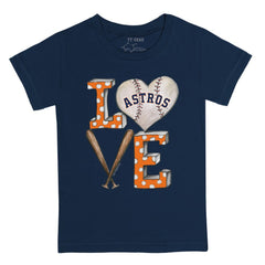 Houston Astros Tiny Turnip Youth Baseball Love T-Shirt Lifestyle