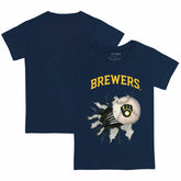 Milwaukee Brewers Tiny Turnip Youth Baseball Tear T-Shirt Near Me