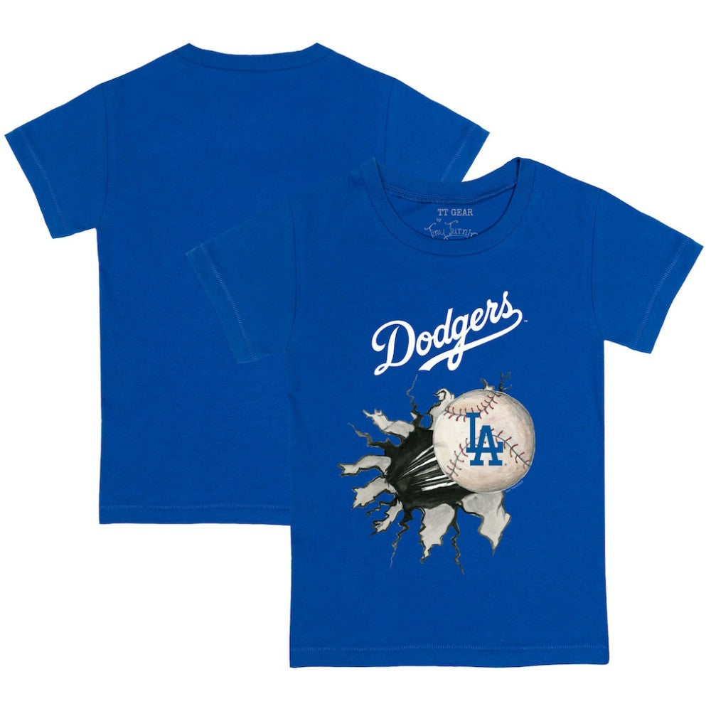 Los Angeles Dodgers Tiny Turnip Youth Baseball Tear T-Shirt Online