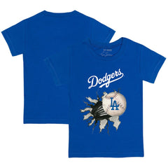 Los Angeles Dodgers Tiny Turnip Youth Baseball Tear T-Shirt Online