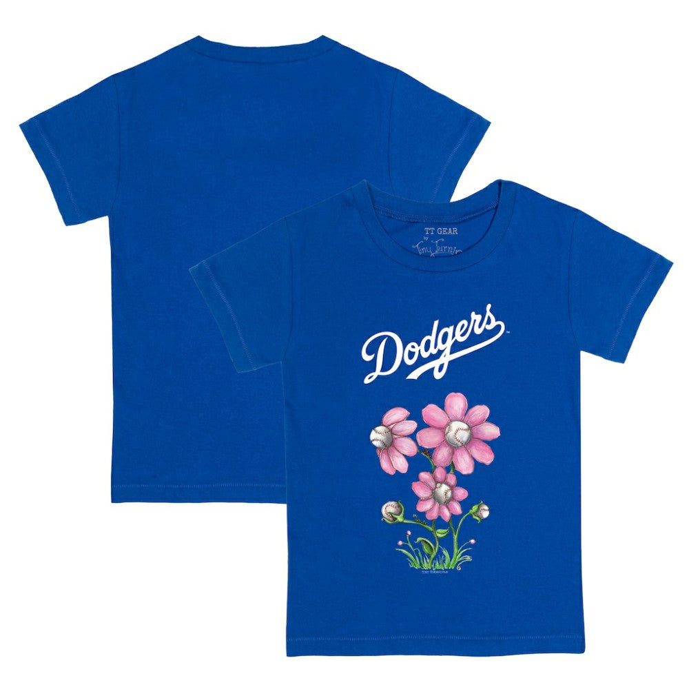 Los Angeles Dodgers Tiny Turnip Youth Blooming Baseballs T-Shirt On Sale