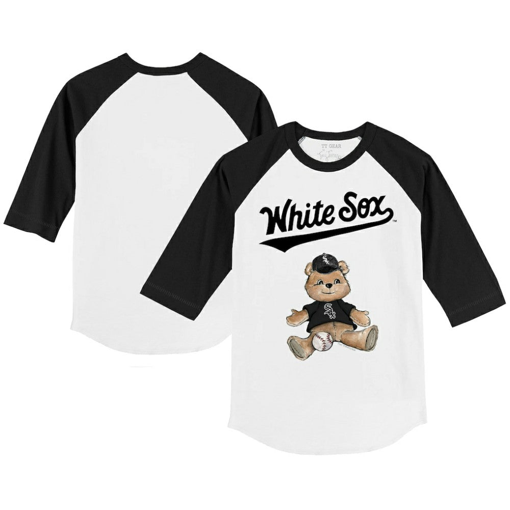 Chicago White Sox Tiny Turnip Youth Teddy Boy 3/4-Sleeve Raglan T-Shirt Online