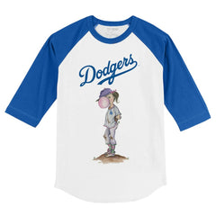 Los Angeles Dodgers Tiny Turnip Youth Bubbles 3/4-Sleeve Raglan T-Shirt Near Me