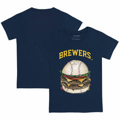 Milwaukee Brewers Tiny Turnip Youth Burger T-Shirt Clearance