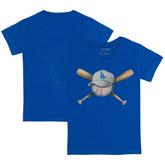 Los Angeles Dodgers Tiny Turnip Youth Hat Crossbats T-Shirt discount