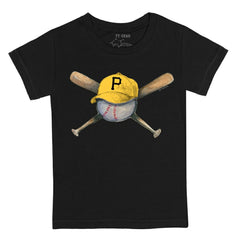 Pittsburgh Pirates Tiny Turnip Youth Hat Crossbats T-Shirt for sale