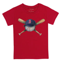 Boston Red Sox Tiny Turnip Youth Hat Crossbats T-Shirt Lifestyle