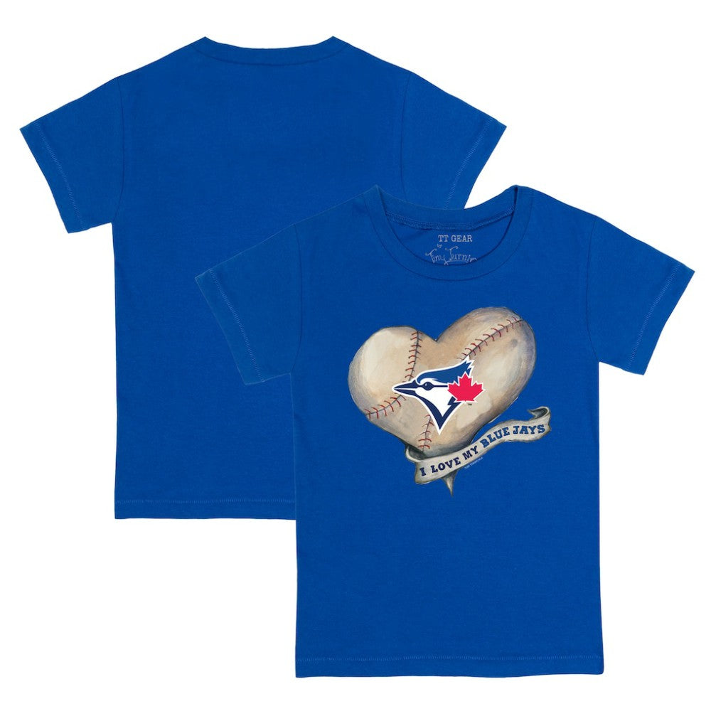 Toronto Blue Jays Tiny Turnip Youth Heart Banner T-Shirt Online