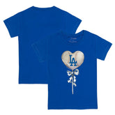 Los Angeles Dodgers Tiny Turnip Youth Heart Lolly T-Shirt Near Me
