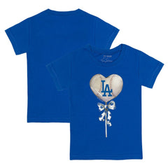 Los Angeles Dodgers Tiny Turnip Youth Heart Lolly T-Shirt Near Me