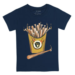 Milwaukee Brewers Tiny Turnip Youth Hot Bats T-Shirt Clearance