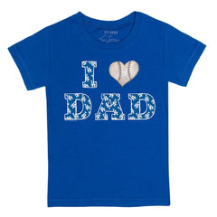 Los Angeles Dodgers Tiny Turnip Youth I Love Dad T-Shirt Online