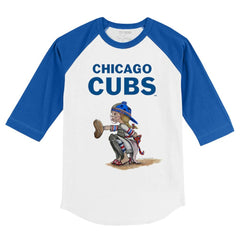 Chicago Cubs Tiny Turnip Youth Kate 3/4-Sleeve Raglan T-Shirt Online